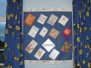 Appreciation cards from students